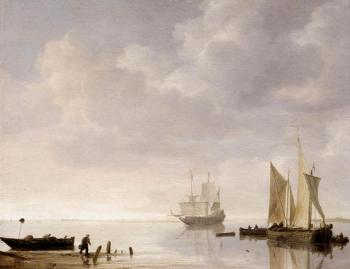 Simon De Vlieger : Coastal Scene